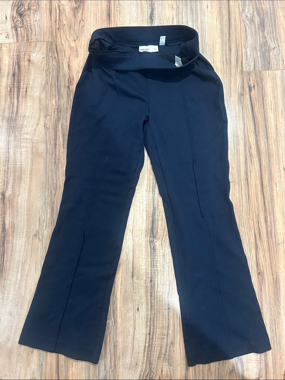 Nine West Black Boot-Cut Stretch Pants
